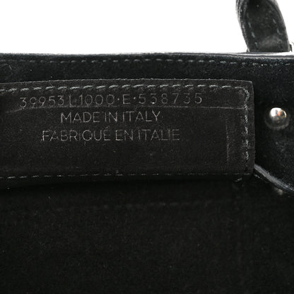 Balenciaga Baby Daim Suede Plate Hardware Papier A6 Zip Around Tote Black 7 of 12