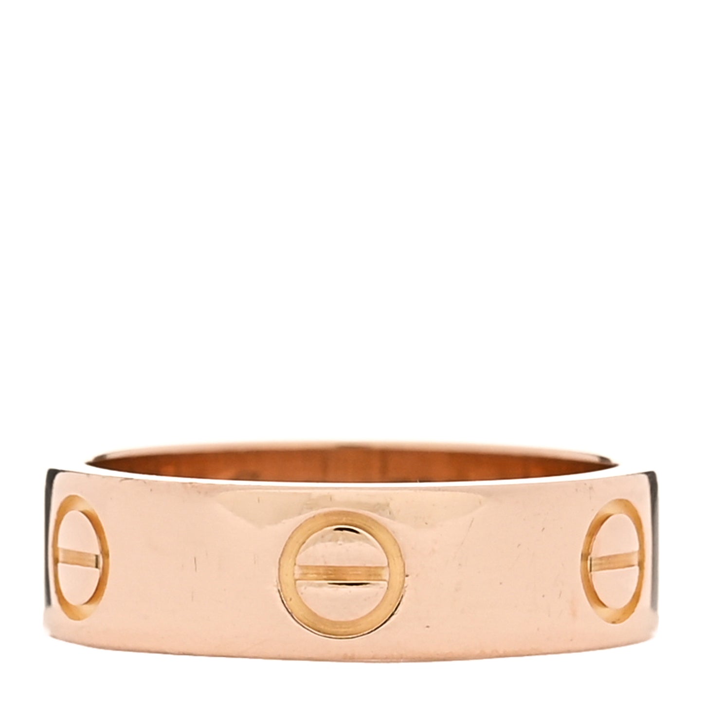 18K Pink Gold 5.5mm LOVE Ring 53 6.5