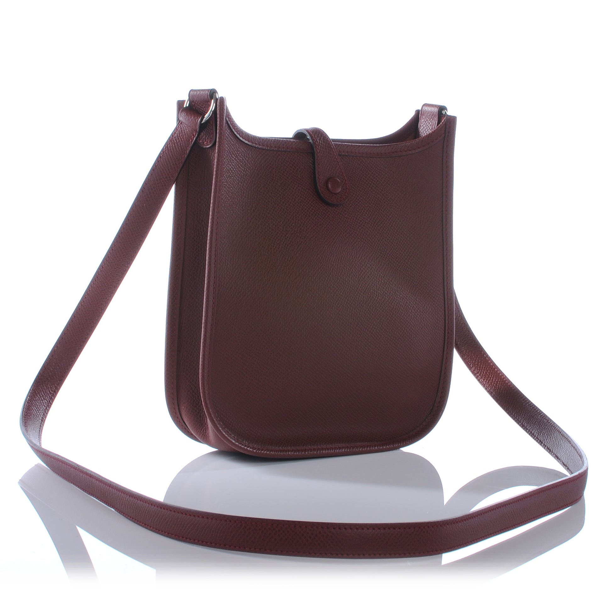 Hermes Veau Epsom Evelyne TPM Rouge H 3 of 7