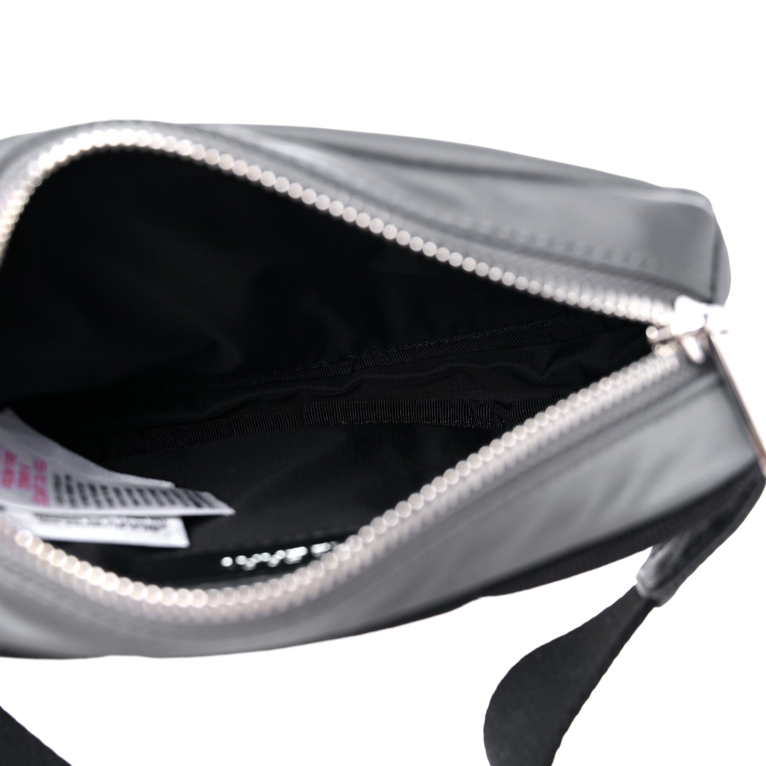 Burberry Econyl Logo Print Small Cannon Bum Bag Charcoal Grey 5 of 9