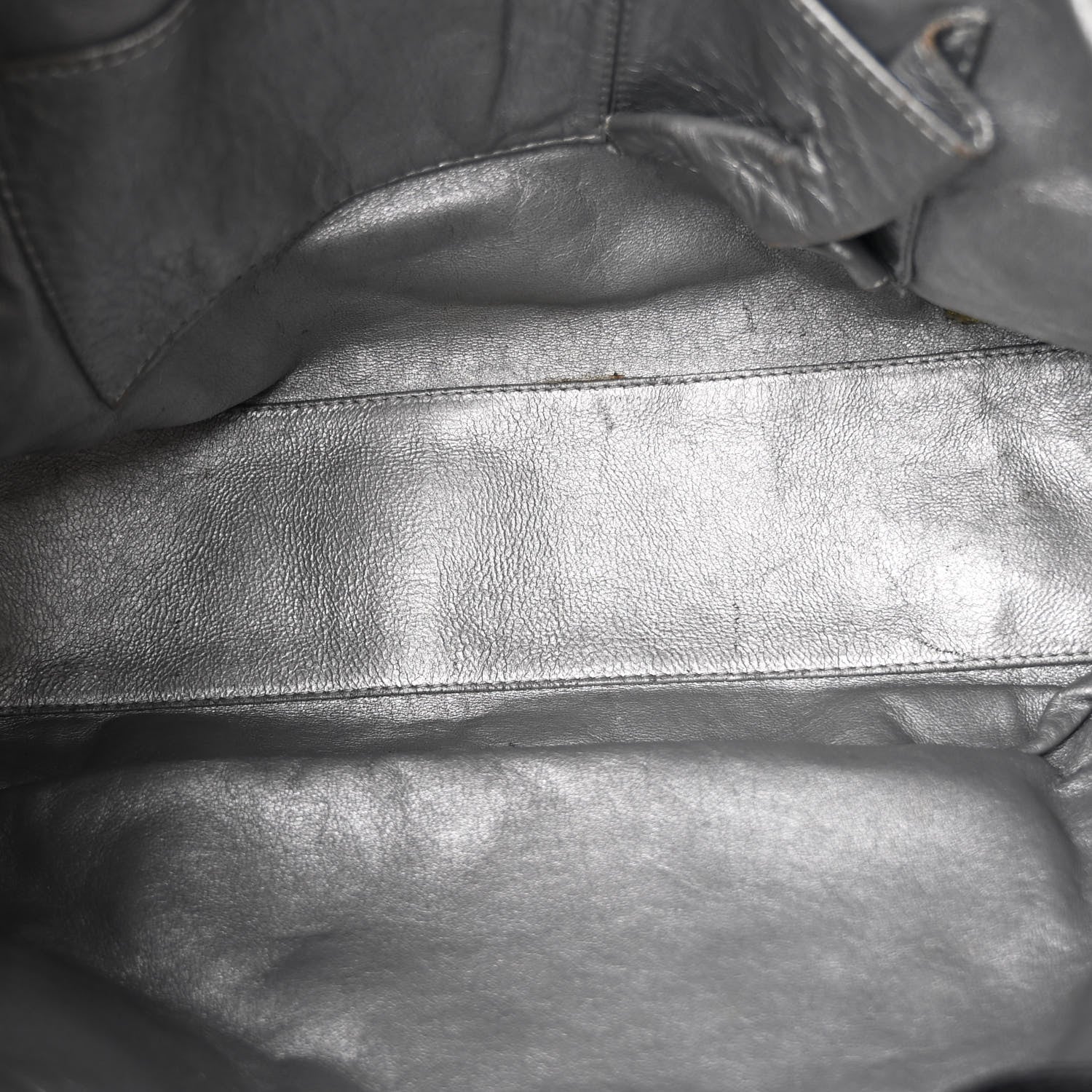 Chanel Glazed Calfskin Modern Chain Tote Black 5 of 14