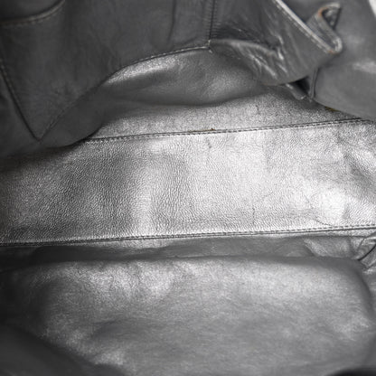 Chanel Glazed Calfskin Modern Chain Tote Black 5 of 14