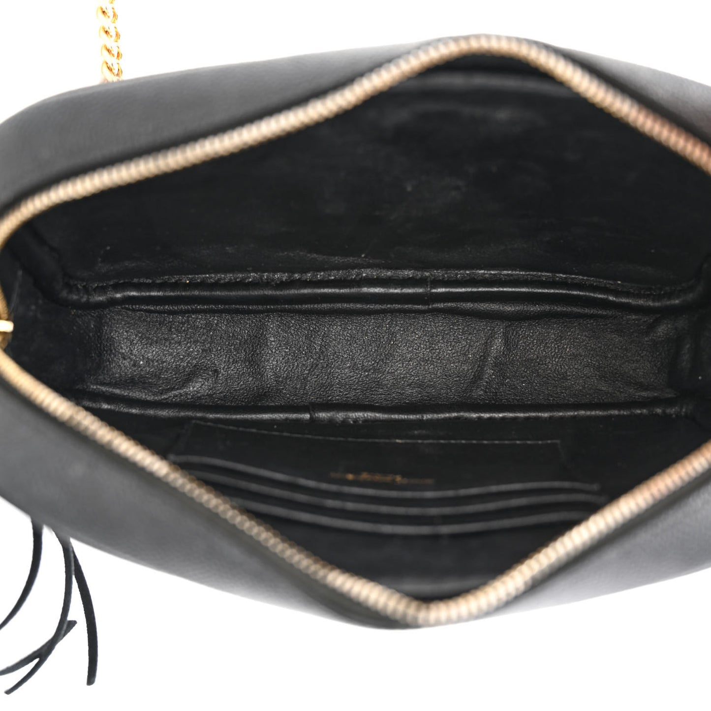 Grain De Poudre Matelasse Monogram Mini Lou Camera Bag Black