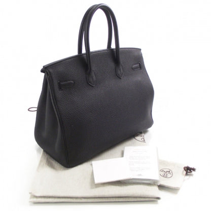 Hermes Taurillon Clemence Birkin 35 Noir 3 of 12