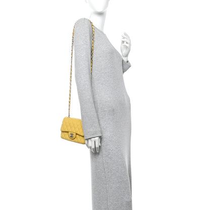 Chanel Lambskin Quilted Mini Rectangular Flap Yellow 2 of 10