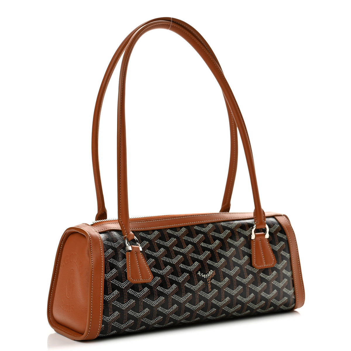 Goyard Goyardine Bonbonnière Bag Black Gold 3 of 13