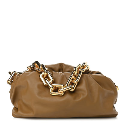 Bottega Veneta Calfskin The Pouch Chain Cammello 1 of 8