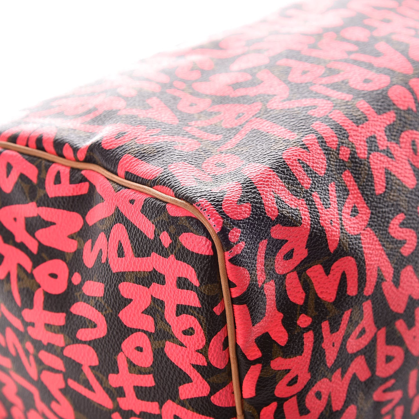 Monogram Graffiti Speedy 30 Fuchsia
