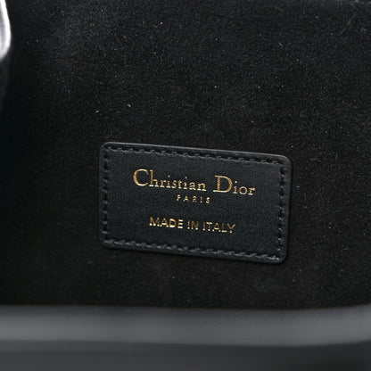 Christian Dior Calfskin CD Embossed Medium C'est Chain Bucket Bag Black 6 of 10