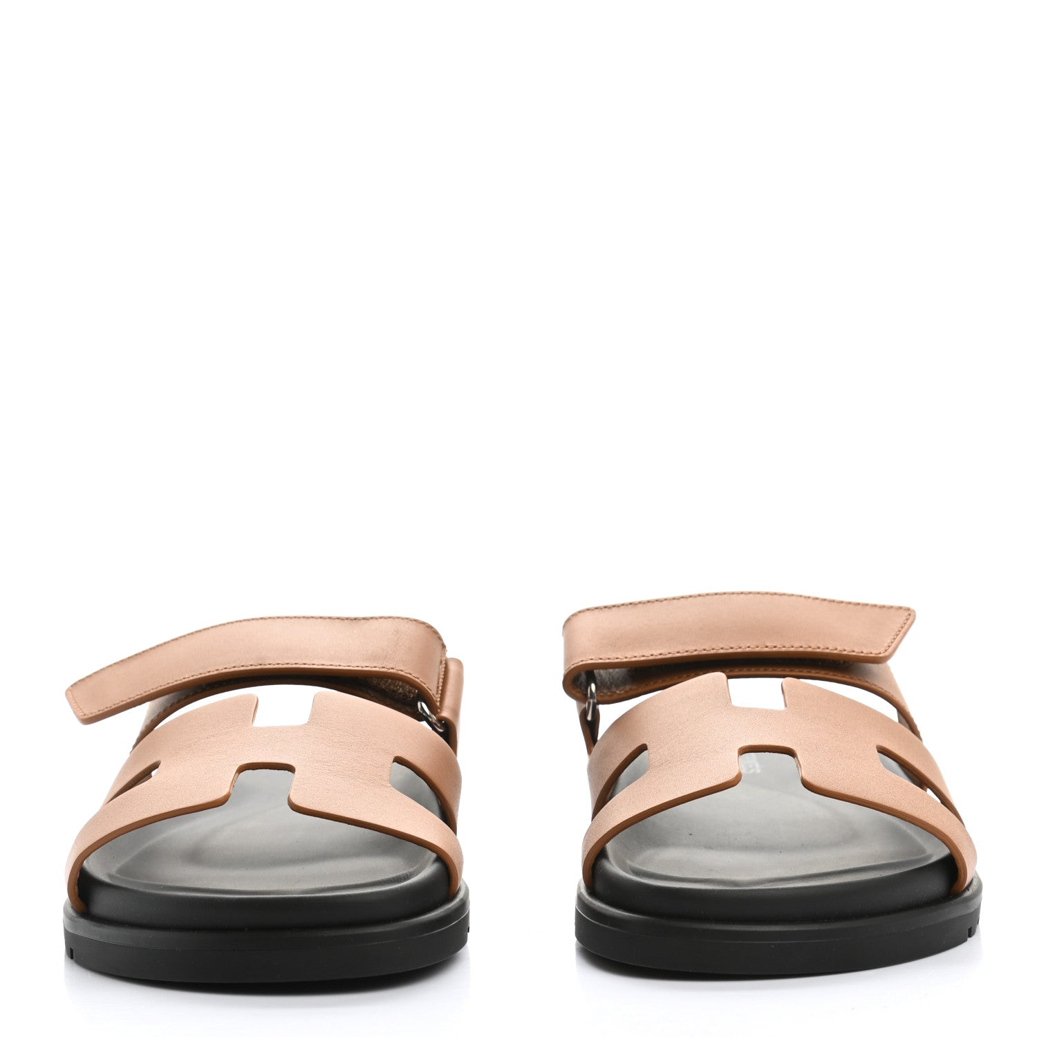 Hermes Calfskin Womens Chypre Sandals 36 Naturel 2 of 9