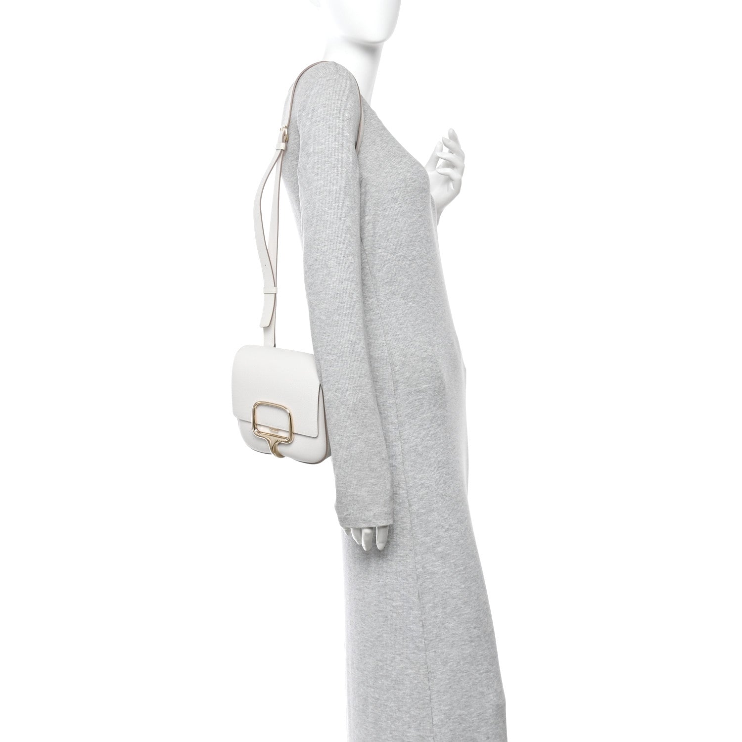 Hermes Epsom Mini Della Cavalleria Gris Pale 2 of 11