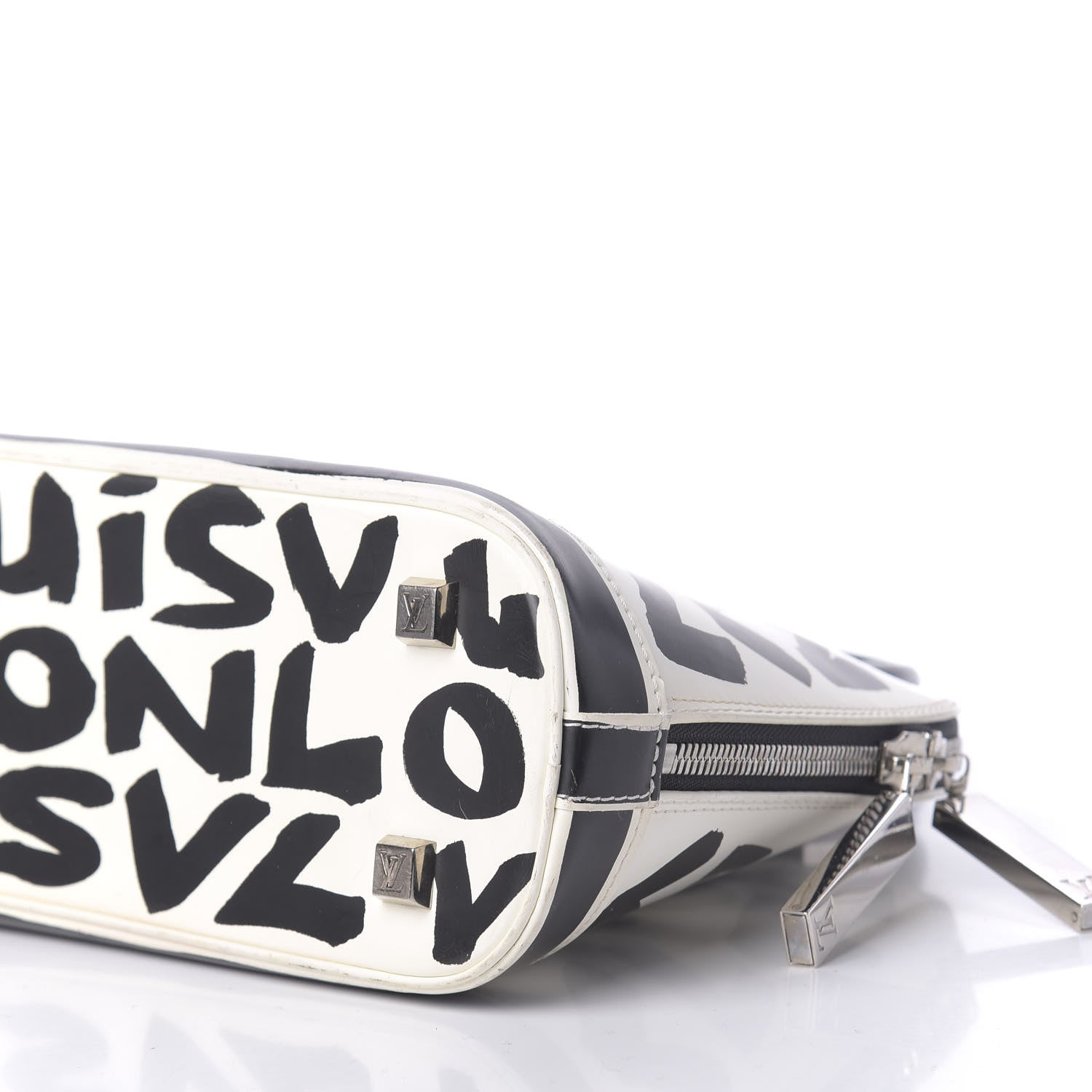Louis Vuitton Graffiti Alma MM Black 7 of 11