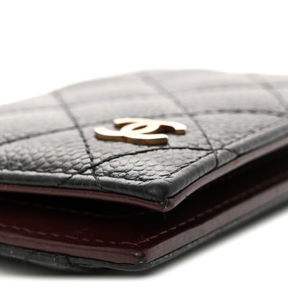Chanel Caviar Quilted Card Holder Wallet Black 11 of 11
