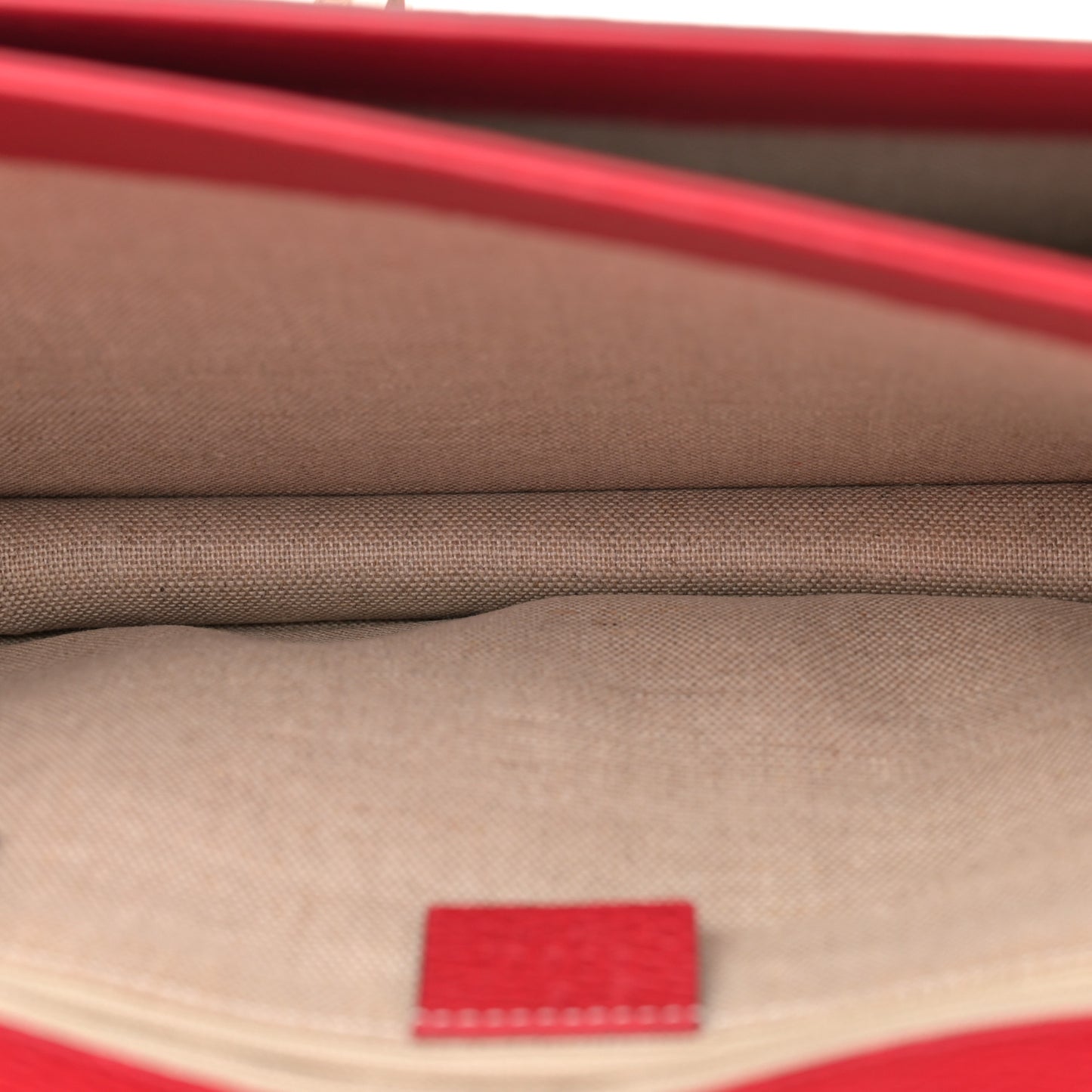 Dollar Calfskin Interlocking G Shoulder Bag Red