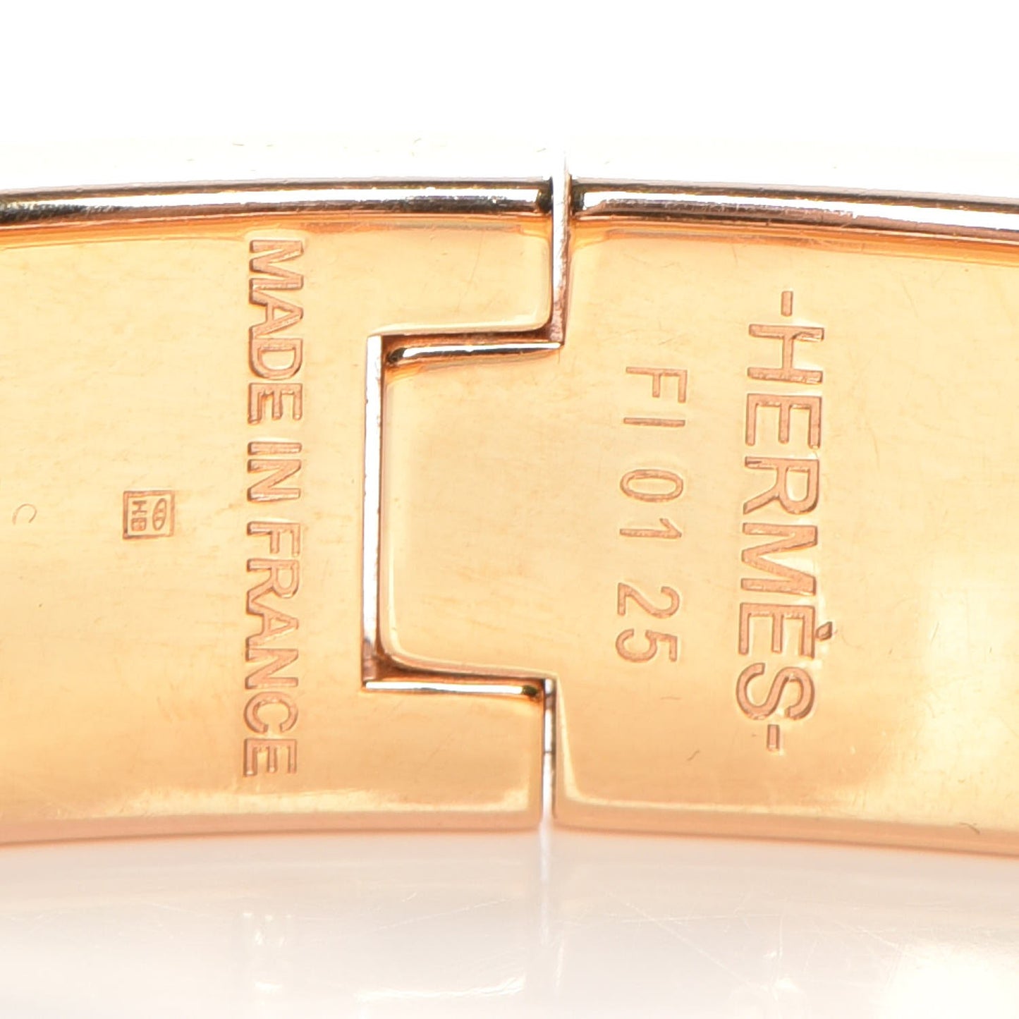 Enamel Narrow Clic Clac H Bracelet PM Bleu Transat