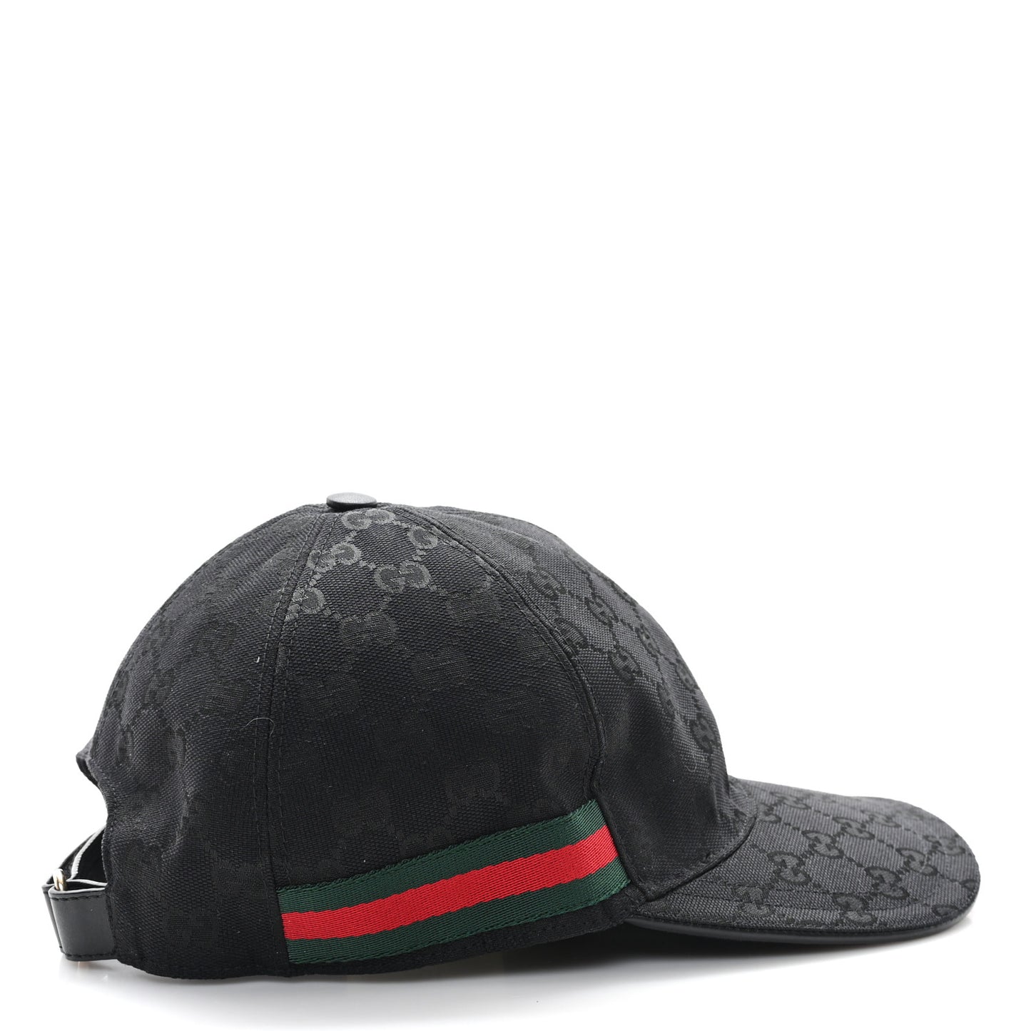 Monogram Web Baseball Hat XL Black
