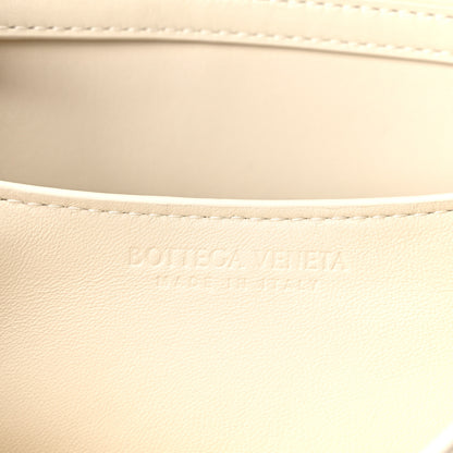 Bottega Veneta Nappa Intrecciato Knot Lock Top Handle Crossbody Bag Sea Salt 6 of 10