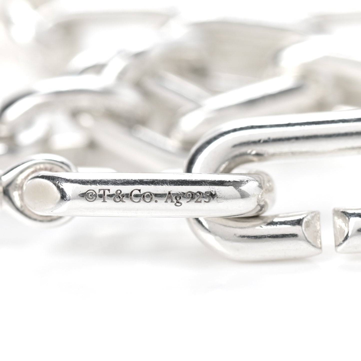 Sterling Silver Pearl HardWear Lock Necklace