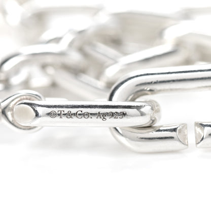 Tiffany Sterling Silver Pearl HardWear Lock Necklace 6 of 8