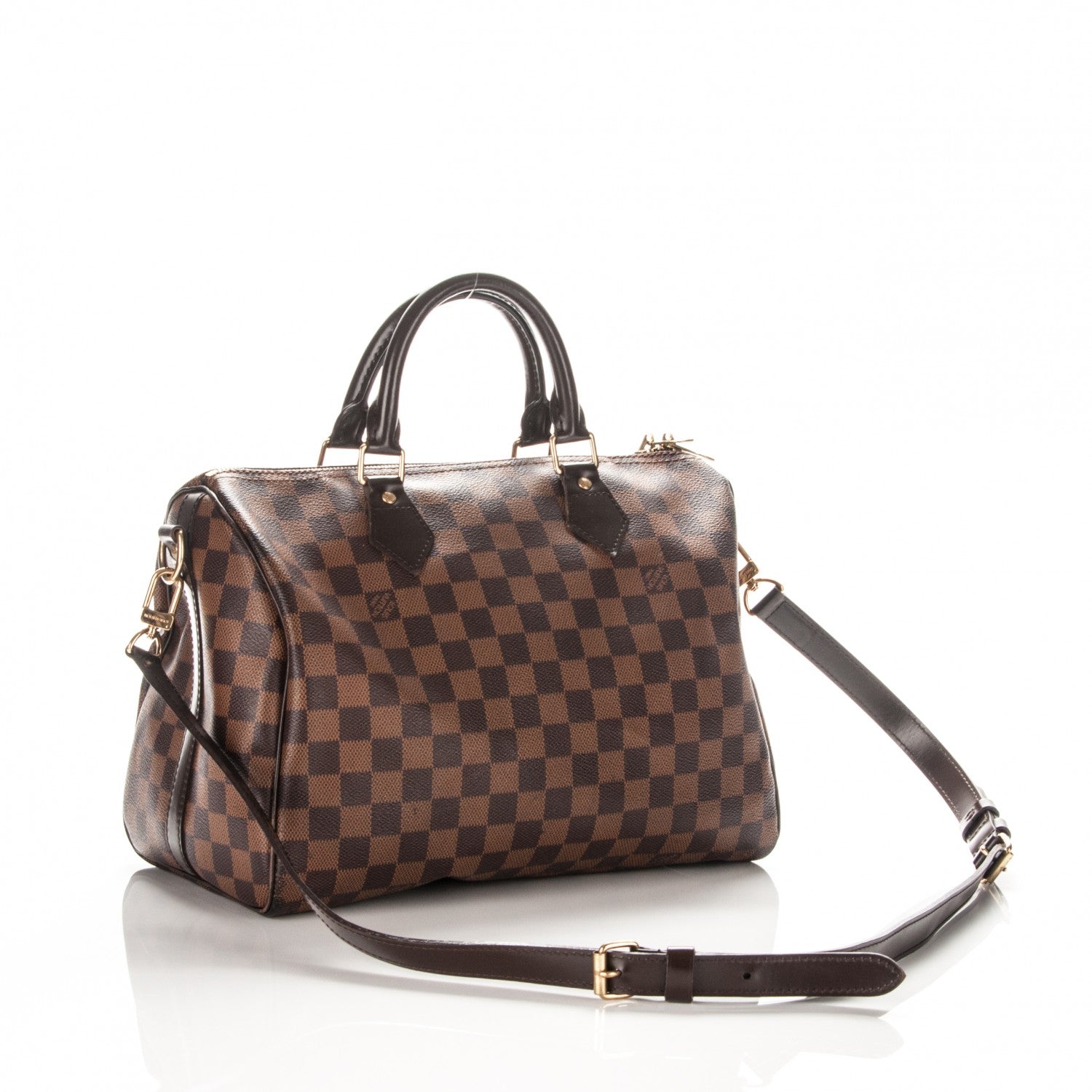 Louis Vuitton Damier Ebene Speedy Bandouliere 30 3 of 8
