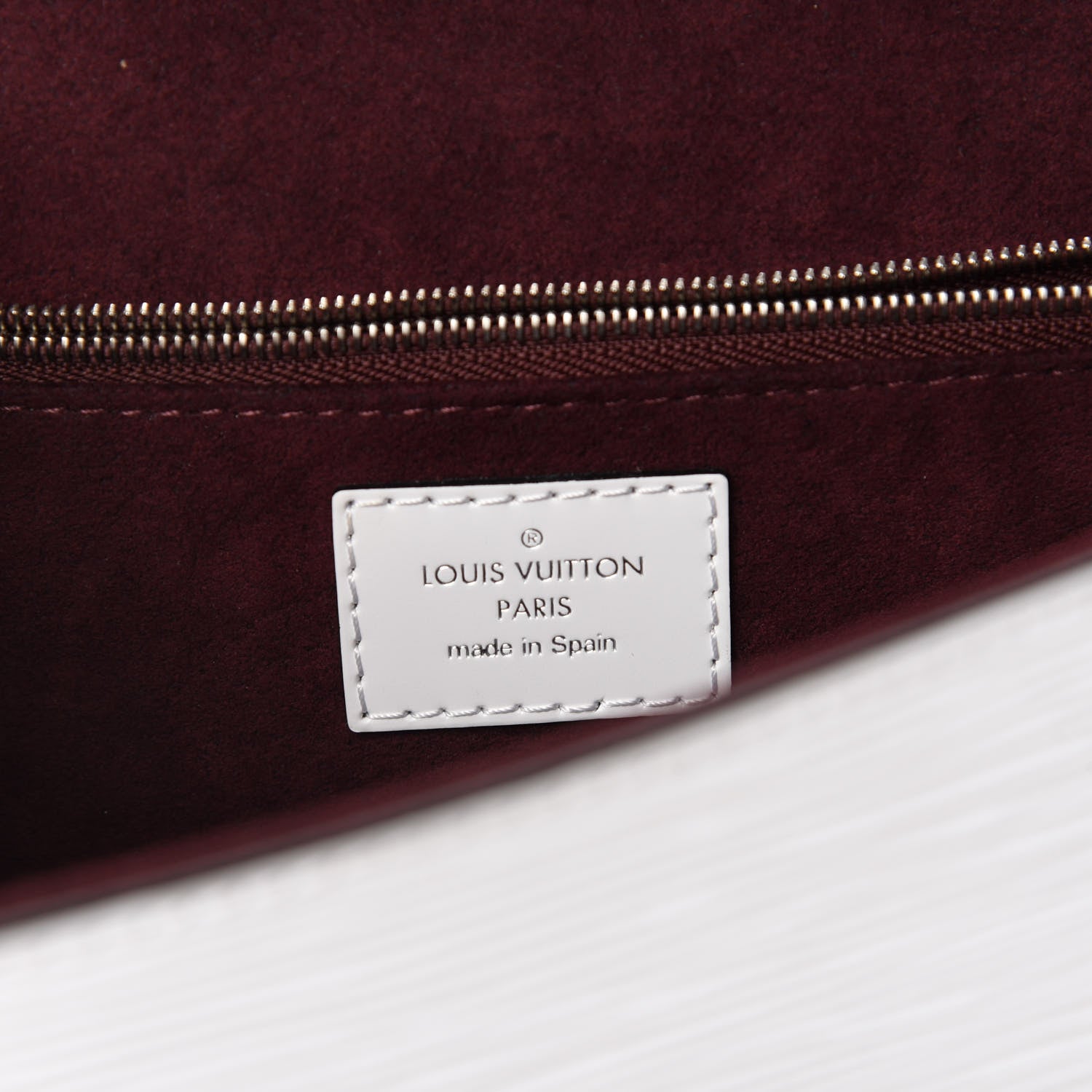 Louis Vuitton Epi Pochette Grenelle White 8 of 11