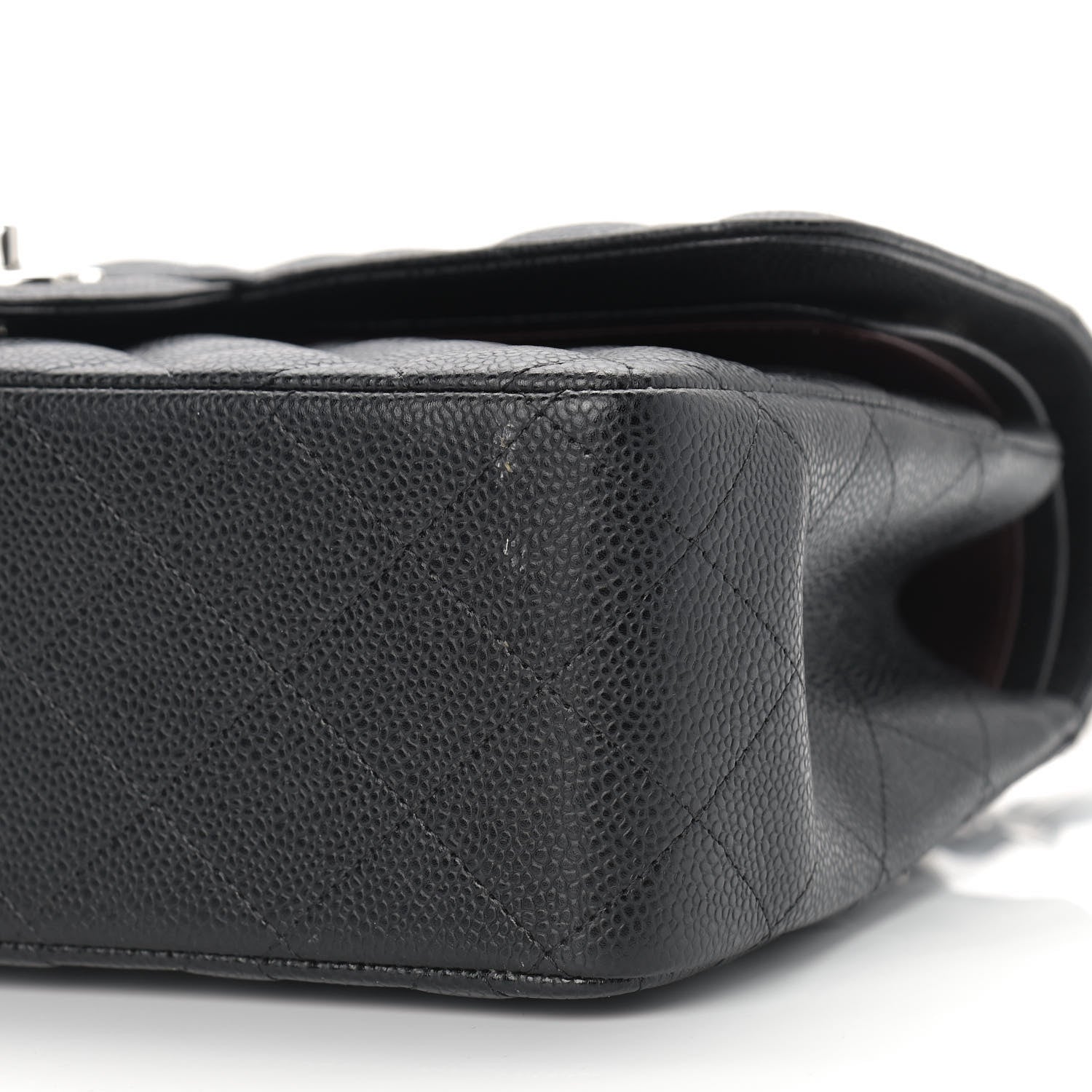 Chanel Caviar Quilted Jumbo Double Flap Black 9 of 11