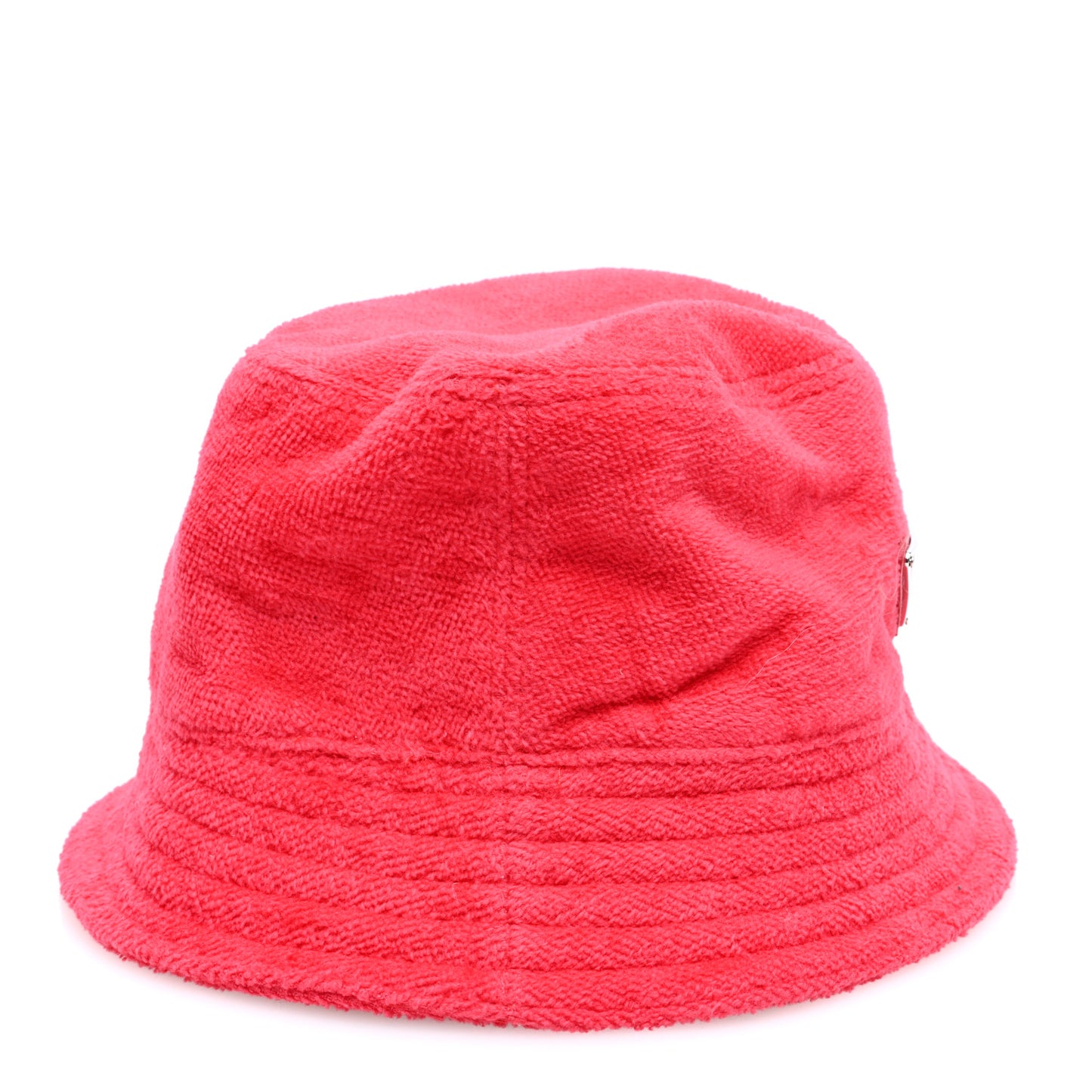 Terry Cloth Metal Triangle Logo Womens Bucket Hat M Ibisco