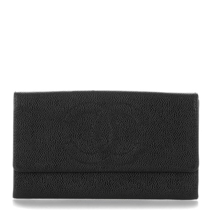 Chanel Caviar Timeless CC Wallet Black 1 of 7