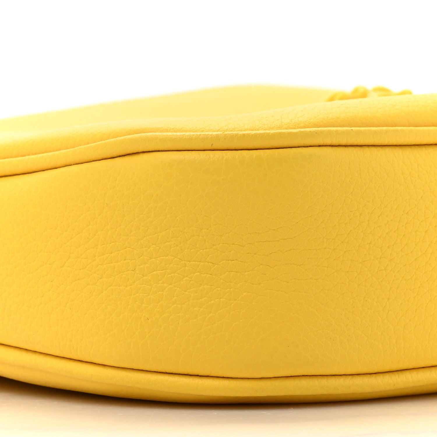 Versace Calfskin La Medusa Mini Hobo Crossbody Yellow 9 of 9