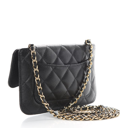 Chanel Caviar Fabric Graffiti Foldable Tote Bag With Chain Black Multicolor 5 of 20