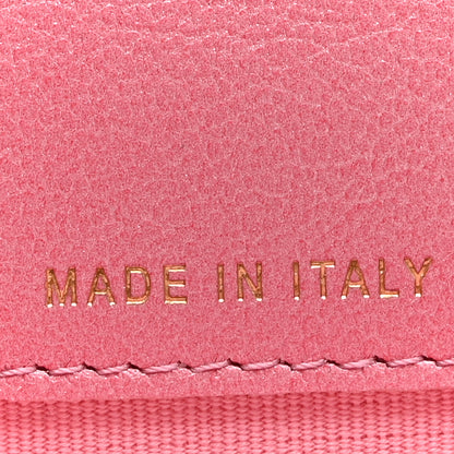 Chanel Cloudy Pearly Goatskin Quilted Flap Card Holder Wallet Pink 7 of 8