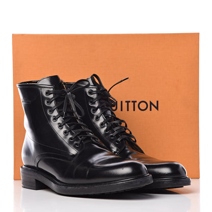 Louis Vuitton Calfskin Voltaire Ankle Boots 9 Black 11 of 11