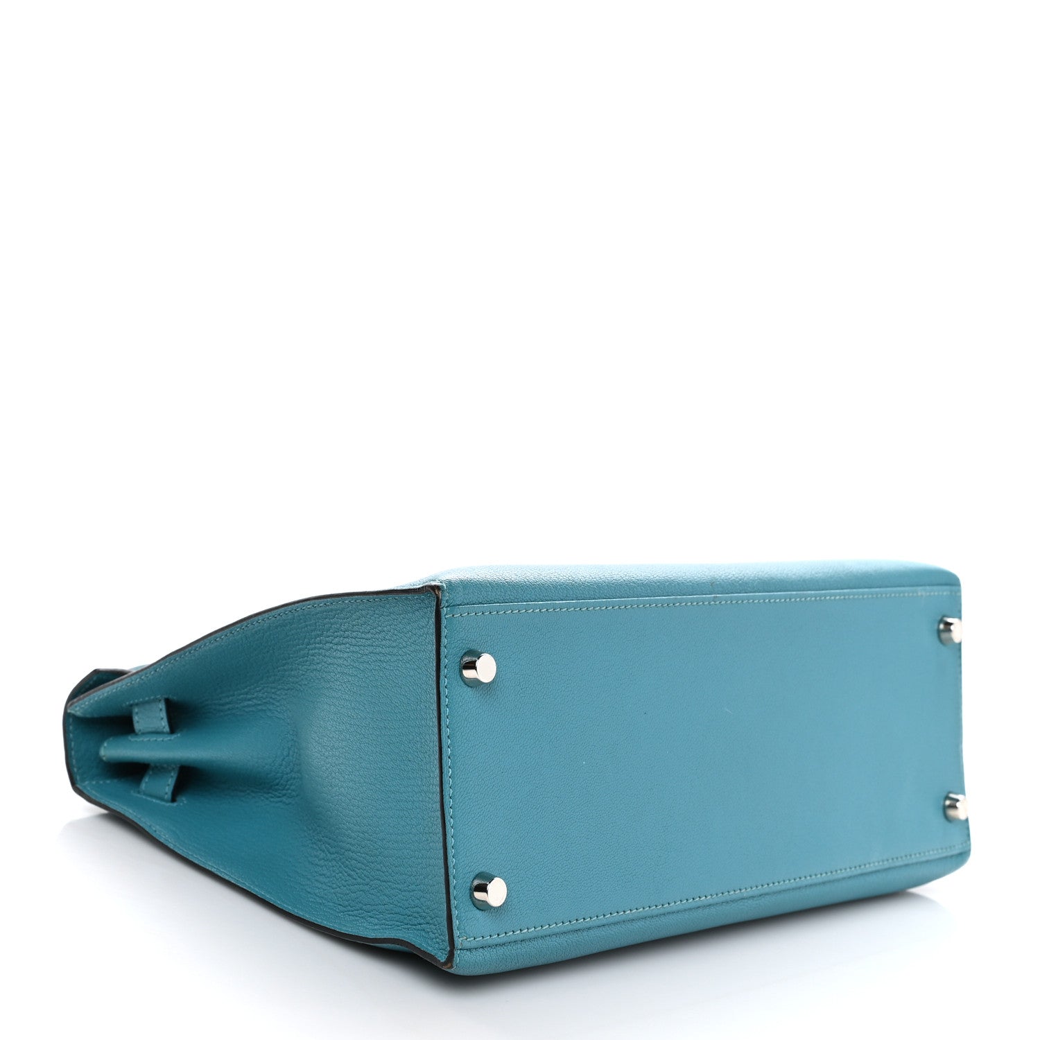 Hermes Chevre de Coromandel Kelly Mou 28 Turquoise 4 of 11