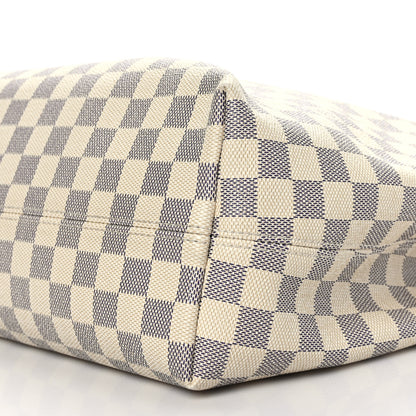 Louis Vuitton Damier Azur Graceful MM Rose Ballerine 8 of 8