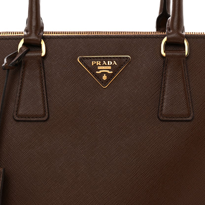 Prada Saffiano Lux Large Galleria Double Zip Tote Cacao 7 of 12