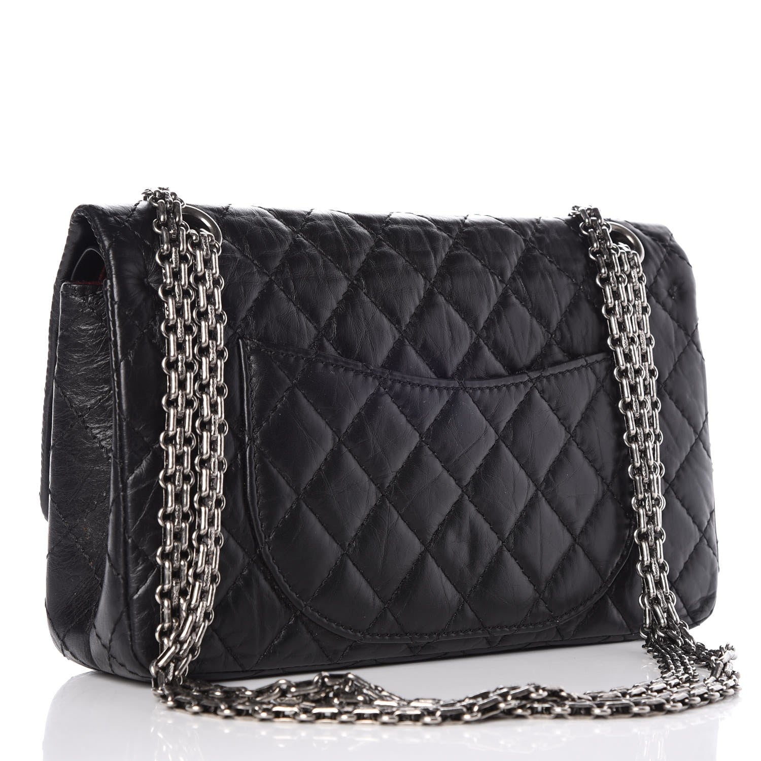 Chanel Aged Calfskin Lucky Charms 2.55 Reissue 225 Flap Black 3 of 11