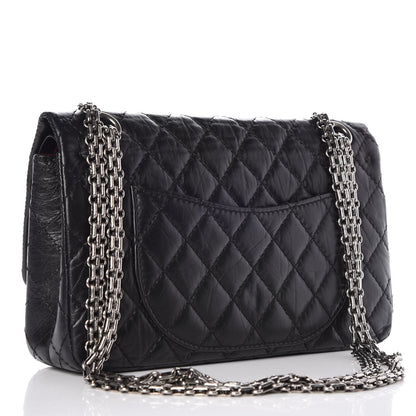Chanel Aged Calfskin Lucky Charms 2.55 Reissue 225 Flap Black 3 of 11