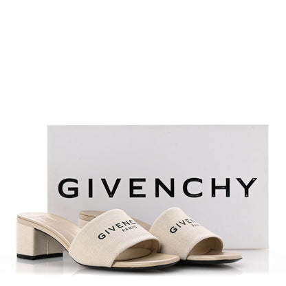 Givenchy Cotton 4G Logo Mule Sandals 40 Beige 10 of 10