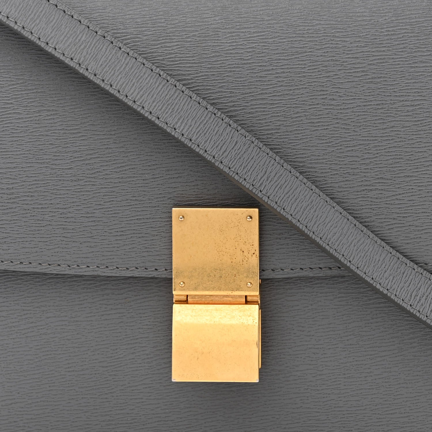 Celine Liege Calfskin Medium Classic Box Flap Bag Medium Grey 9 of 11