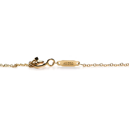Tiffany 18K Yellow Gold Large T Smile Pendant Necklace 4 of 6