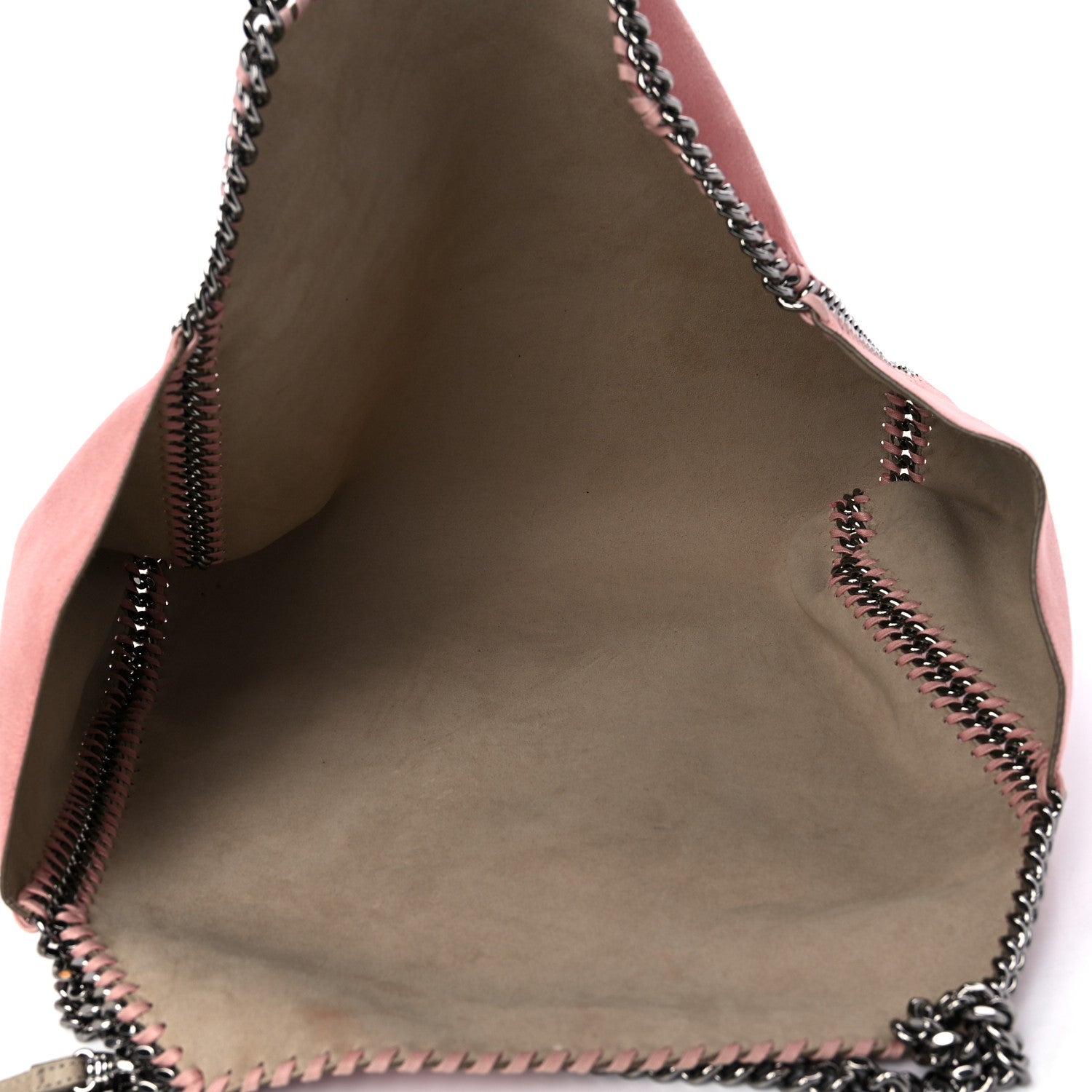 Stella McCartney Shaggy Deer Falabella Reversible Tote Blush Pink Beige 6 of 14
