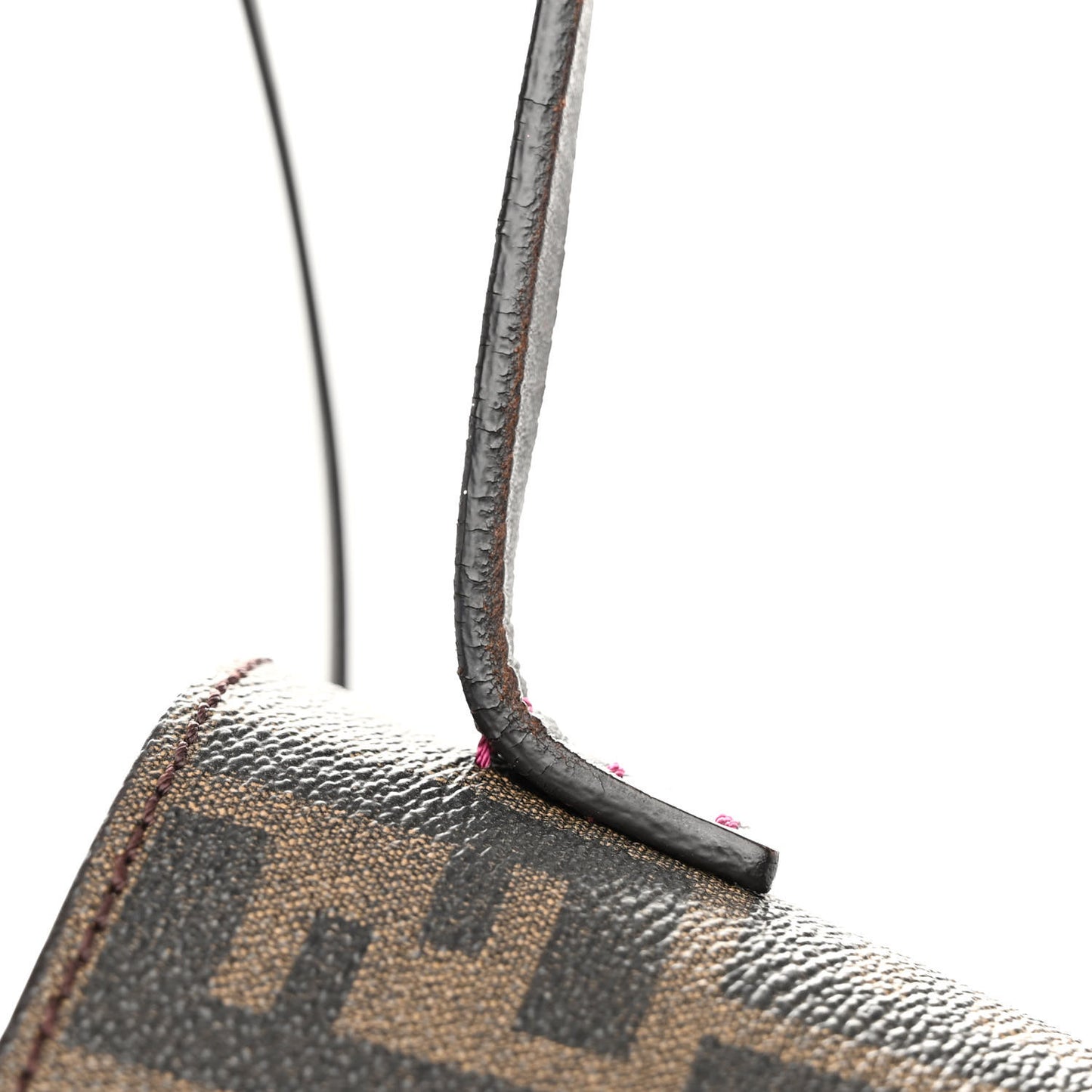 Zucca Spalmati Medium Roll Tote Tobacco Fuxia