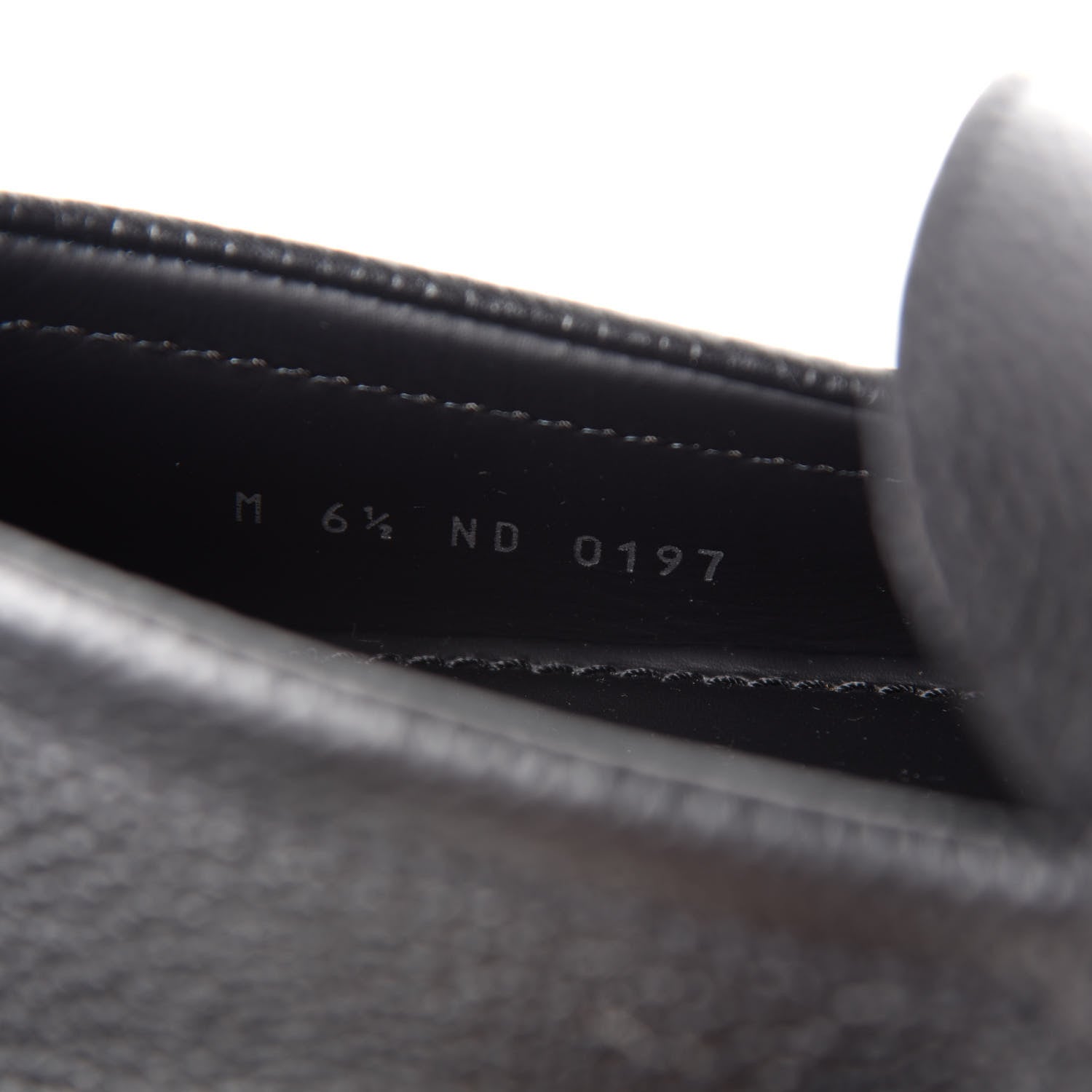 Louis Vuitton Calfskin Racetrack Moccasin Loafers 6.5 Black 10 of 10