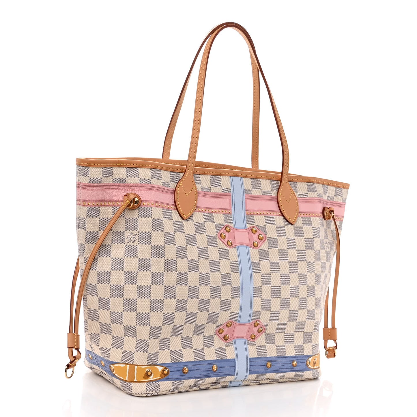 LOUIS VUITTON Damier Azur Summer Trunks Neo Neverfull MM