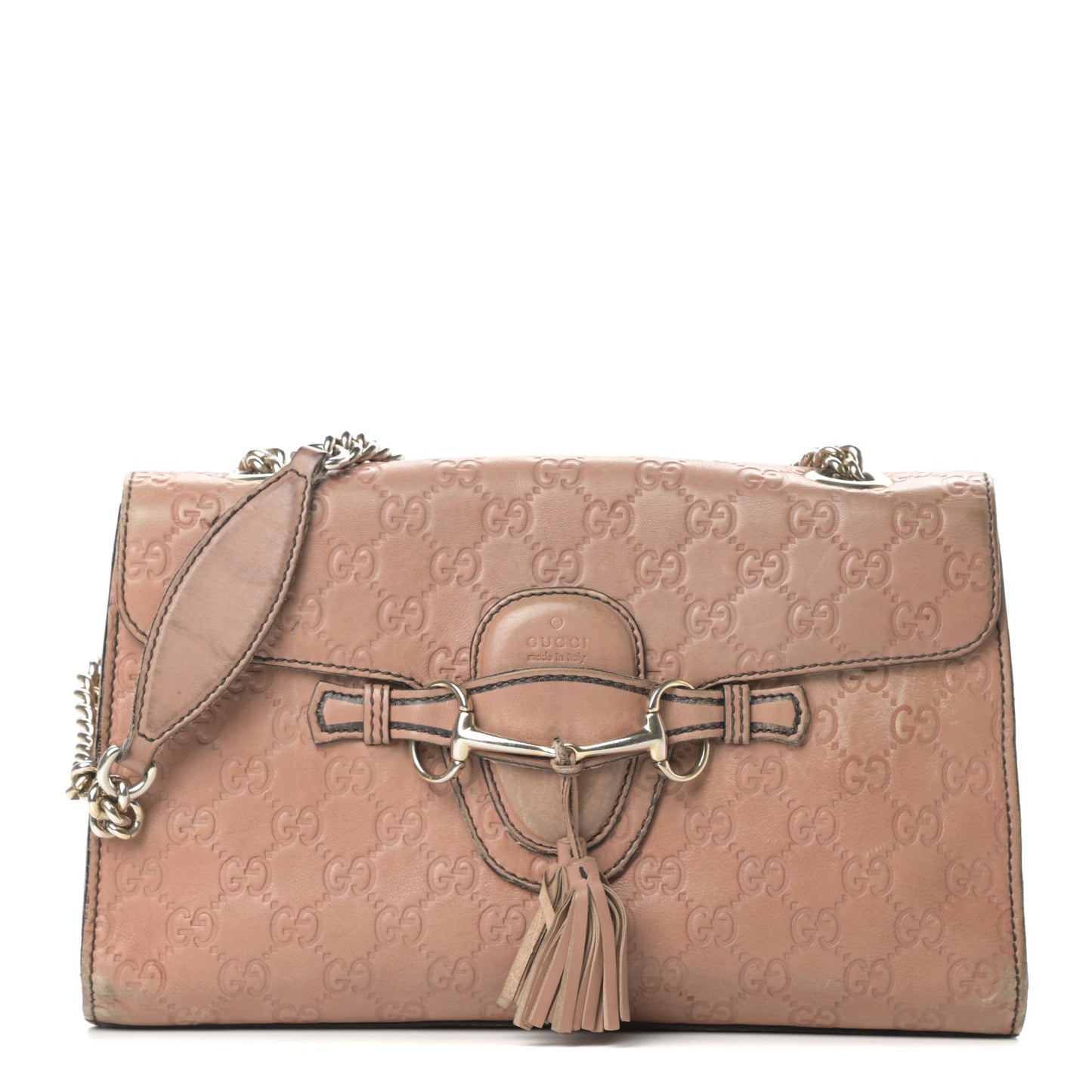 Guccissima Medium Emily Chain Shoulder Bag Camelia