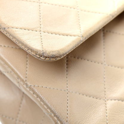 Chanel Lambskin Quilted Small Double Flap Beige 25 of 29