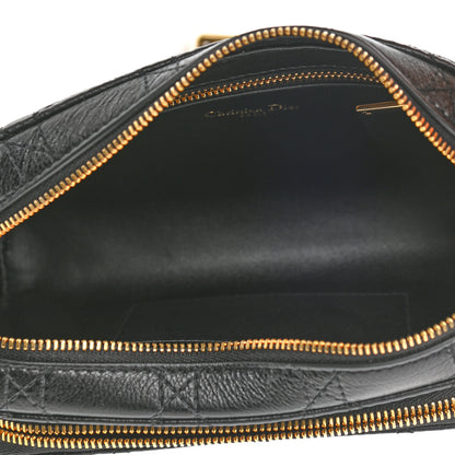 Christian Dior Supple Calfskin Caro Double Pouch Black 5 of 7