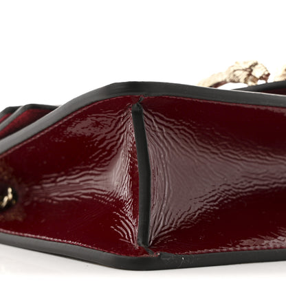 Gucci Crinkled Patent Mini Dionysus Shoulder Bag Rosso Ancora Red 7 of 8