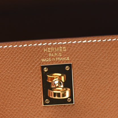 Hermes Epsom Kelly Sellier 25 Gold 6 of 10