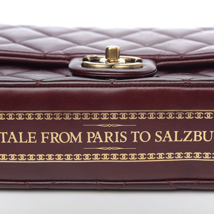 Chanel Hot Stamping Calfskin Tale Of Salzburg Flap Burgundy 9 of 14